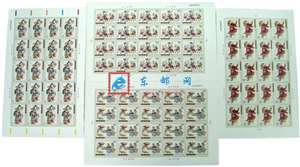 2003-2 杨柳青木版年画 邮票 大版（一套四版）