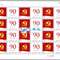 个22 中国共产党党徽 建党 个性化邮票 大版