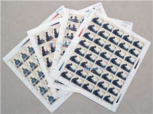 1998-25 刘少奇同志诞生一百周年 邮票 大版(一套四版,40套票)