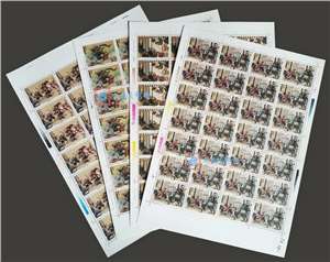 1993-10 《水浒传》（第四组）邮票 大版(一套四版)