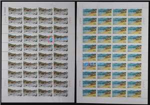 1999-6 普陀秀色 普陀山 邮票 大版（一套六版，40套票）四大佛教名山